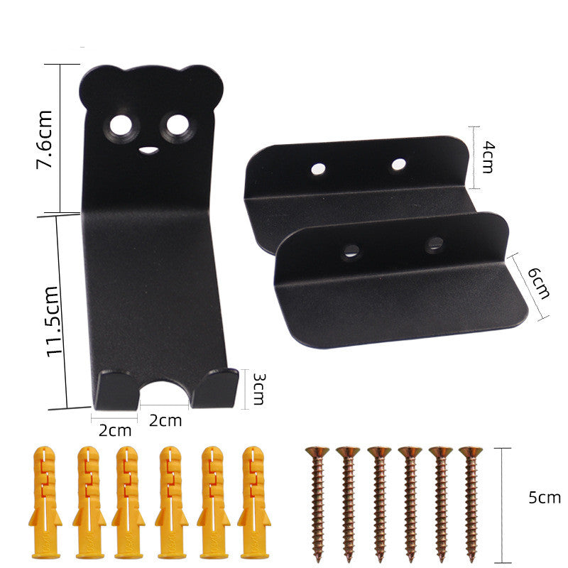 Bicycle rack wall hook Bike Hook, Bicycle Storage Hanger, Rubber Coated Heavy Duty Screw-in Ceiling Hooks for Tools, Garage Wall Organizer, 4 Pack