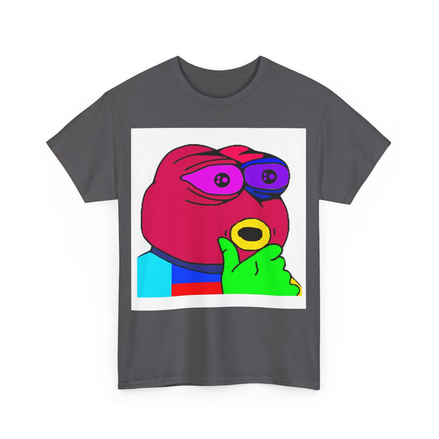 Frog Unisex Heavy Cotton Tee for Men and Women in Multiple Sizes