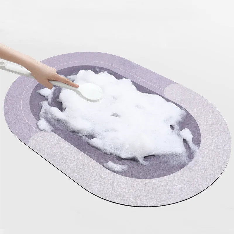 Super Absorbent Bath Mat Entrance Door Mat Quick Drying Non Slip Bathroom Carpet Modern Floor Mats Home