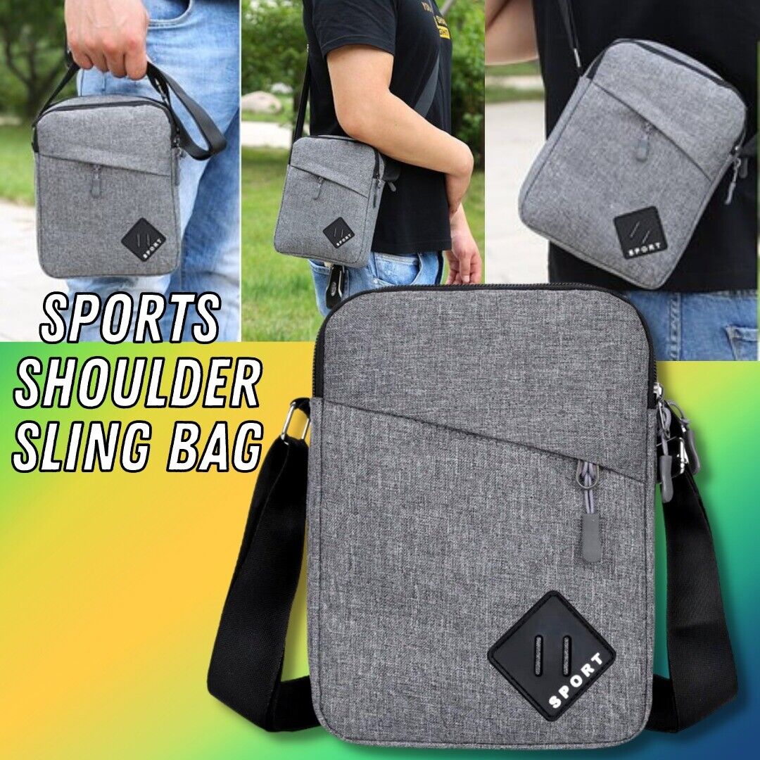 Men's Messenger Bag Crossbody Fanny Pack – Lightweight Small Backpack Shoulder Bag for Travel, School & Daily Use