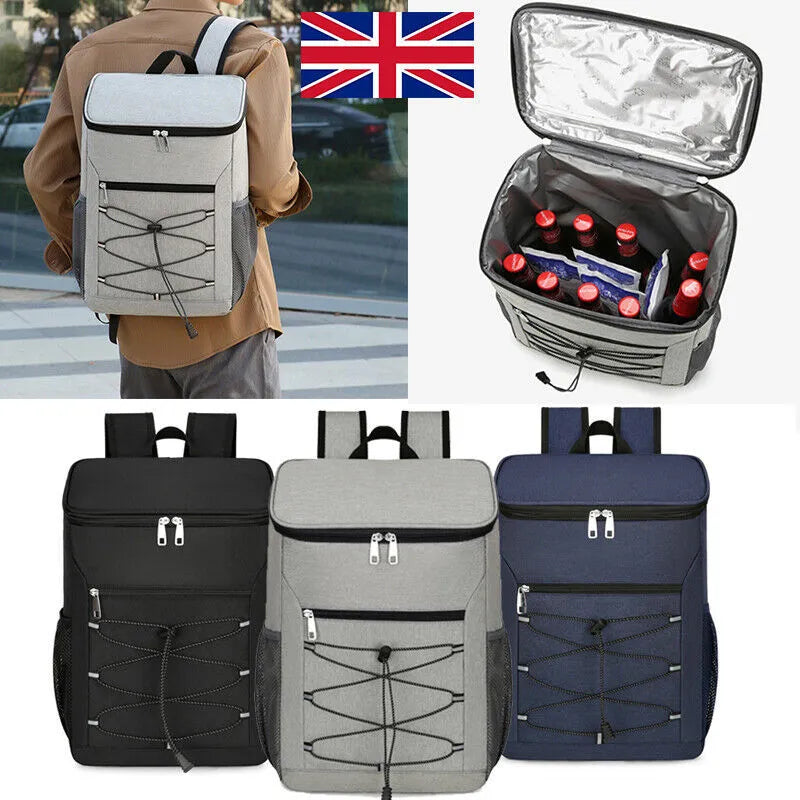 Insulated Cooler Backpack for Camping Hiking Picnic and Lunch Bag Rucksack Keeps Food Hot or Cold