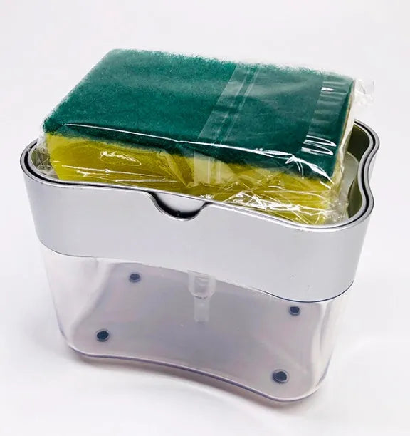 Multifunction Soap Dispenser Sponge Caddy Non Toxic Odorless Kitchen Rack Creative Bathroom Washing Soap Storage Box