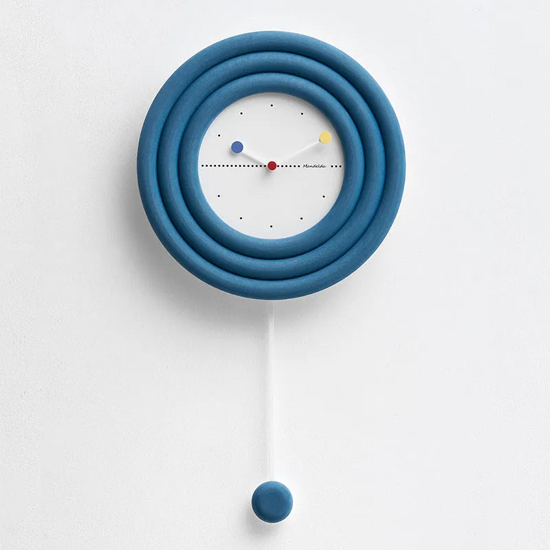 Nordic Light Luxury Wall Clock for Living Room Bedroom Office Kitchen