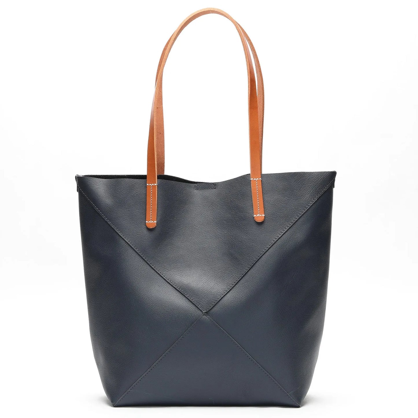 Handmade Genuine Leather Women's Bag High Grade Large Capacity One Shoulder Portable