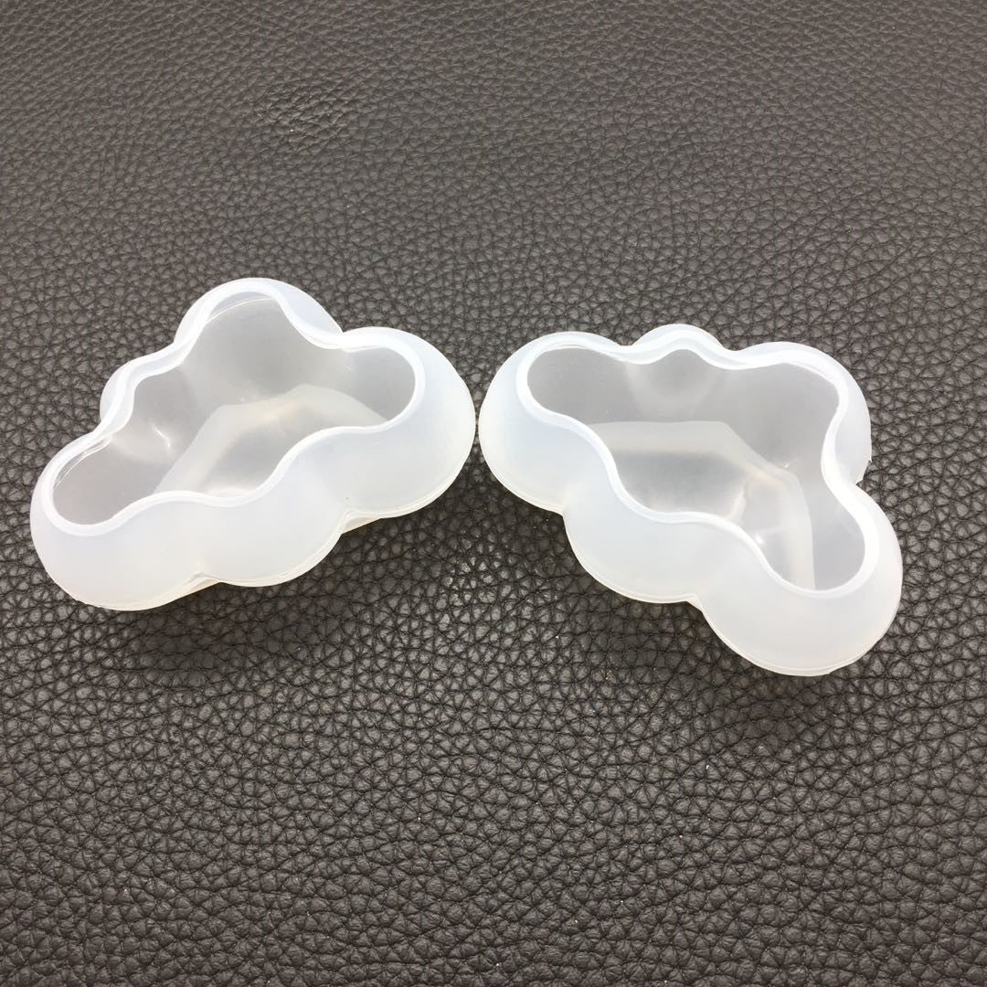 Three-dimensional Cloud Mold 3D Cloud Resin Silicone Molds for Epoxy Jewelry Casting Fondant Cake Topper Chocolate Mousse Candle Soap Bath Bomb