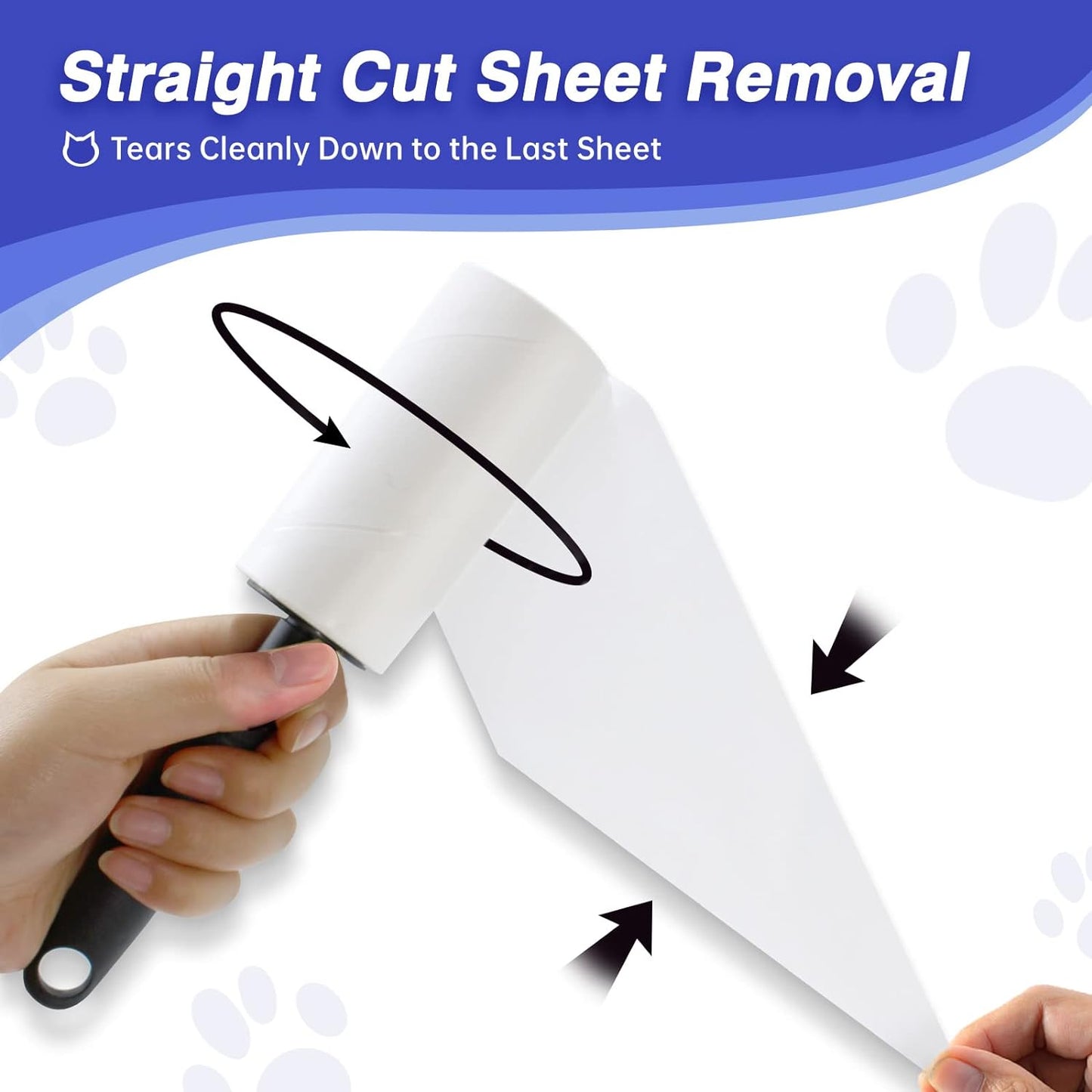 Lint Rollers For Pet Hair Extra Sticky 540 Sheets With 6 Refills Portable Lint Remover Brush With 2 Upgrade Handles