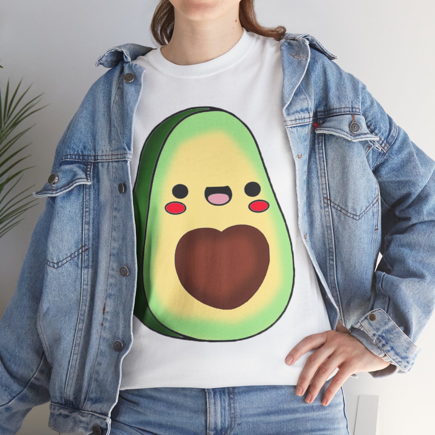 Avocado Unisex Heavy Cotton T-Shirt Available in Sizes S to 5XL