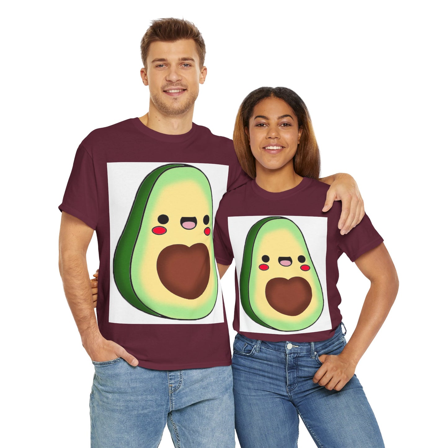 Avocado Unisex Heavy Cotton T-Shirt Available in Sizes S to 5XL