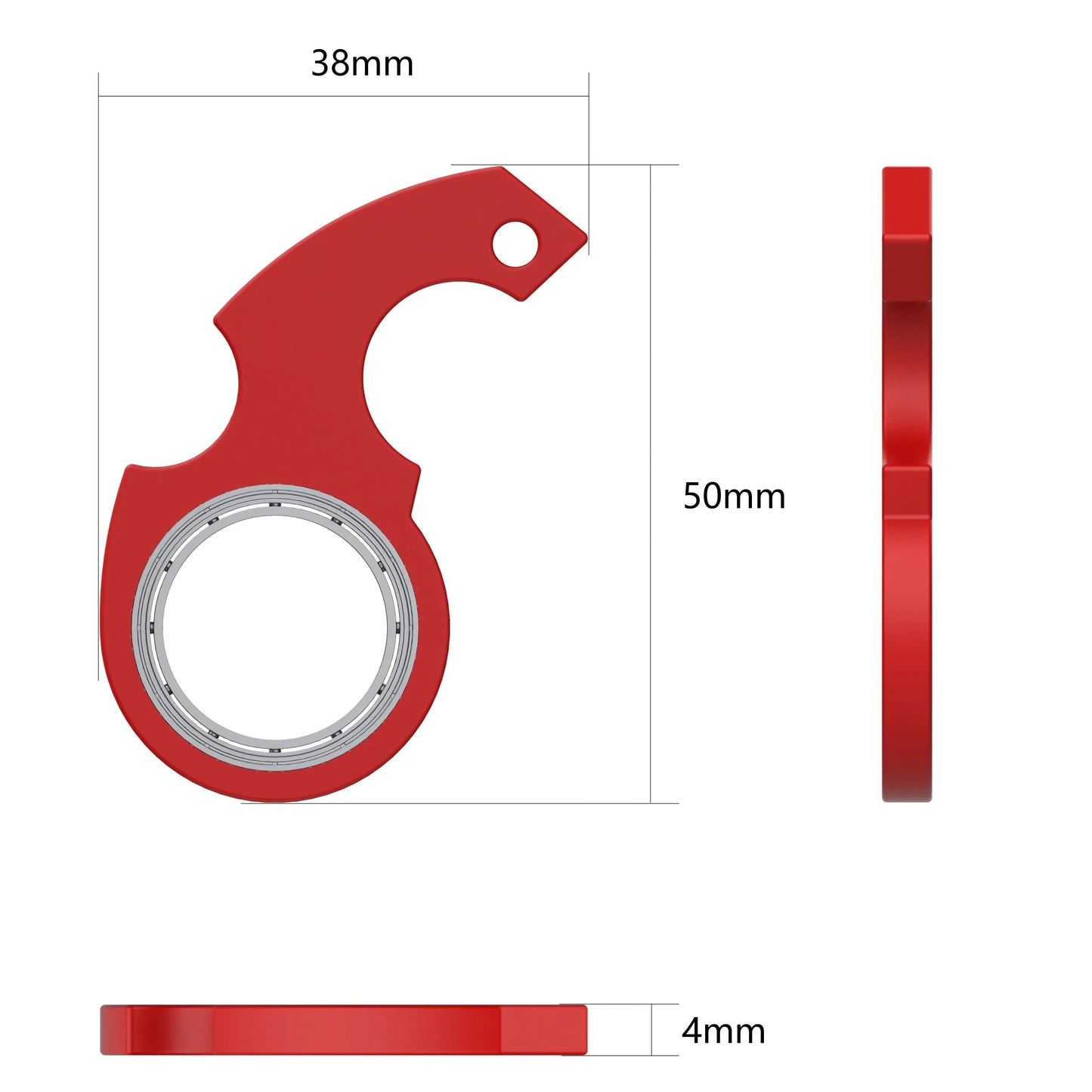 Creative Fidget Spinner Toy Keychain Hand Spinner Anti Anxiety Stress Relief Finger Spinner Keychain Bottle Opener Kids Toy