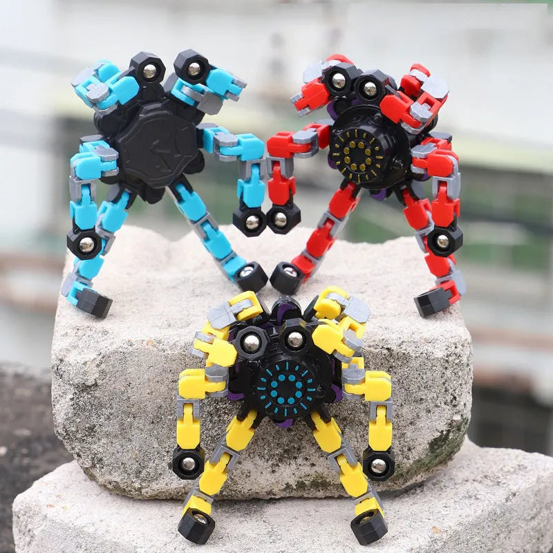 Deformed Fidget Spinner Chain Toys for Children Antistress Hand Spinner Vent Toys Adult Stress Relief Sensory Gyro Gift