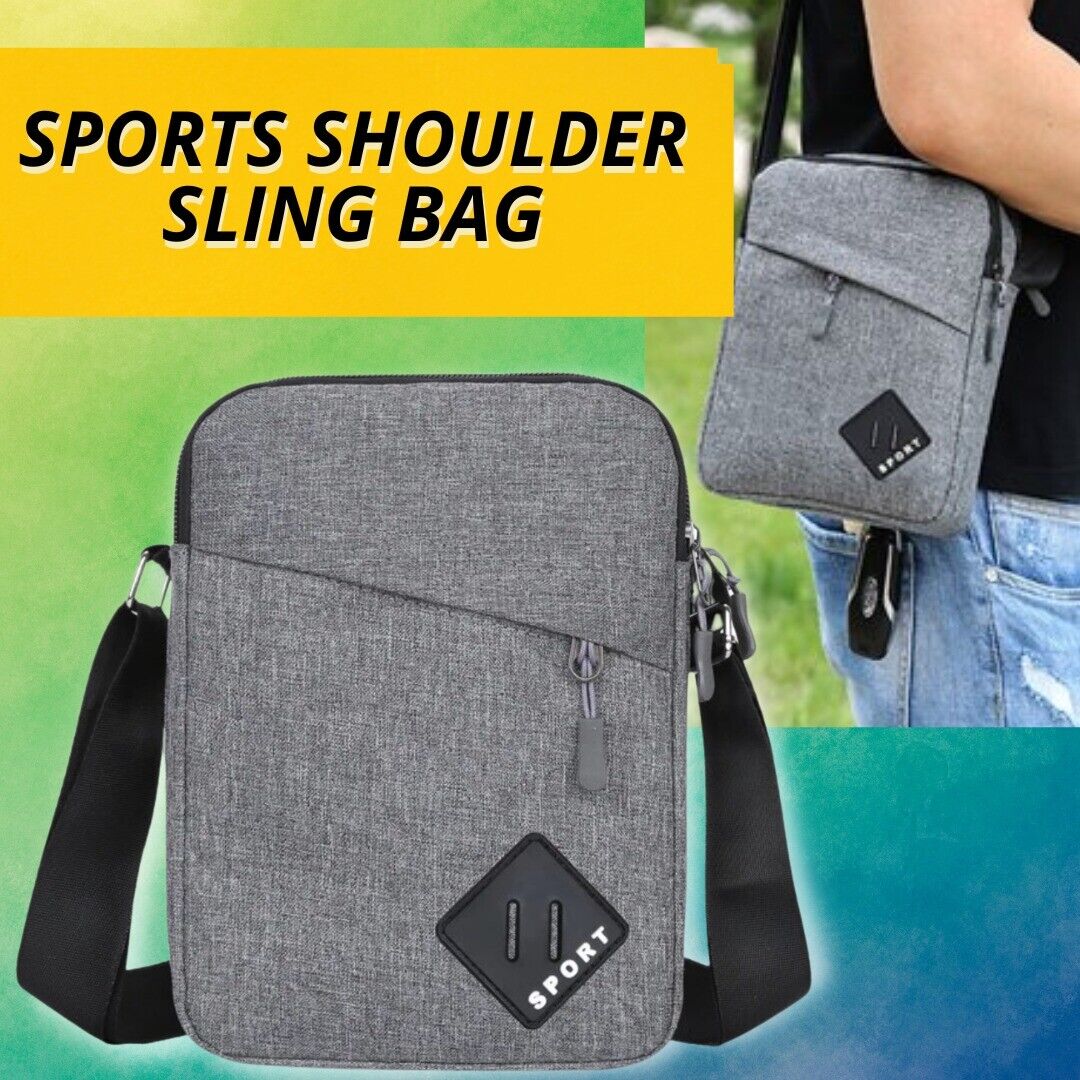 Men's Messenger Bag Crossbody Fanny Pack – Lightweight Small Backpack Shoulder Bag for Travel, School & Daily Use