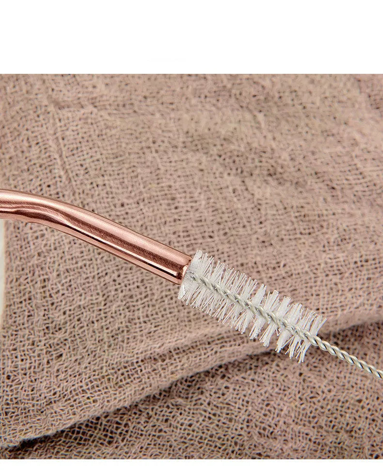 Stirring Spoon With Stainless Steel Filter Straw For Adults