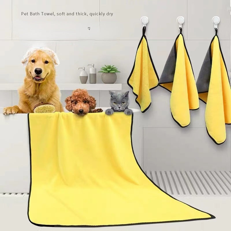 Dog Towels For Drying Dogs Drying Towel Dog Bath Towel, Quick-drying Pet Dog And Cat Towels Soft Fiber Towels Robe Super Absorbent Quick