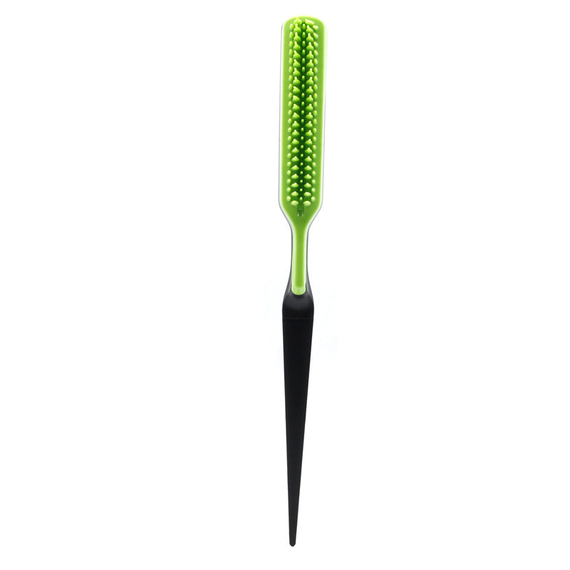 Brush Hair Curler, Air Feeling Fluffy Comb, 17 Comb Teeth Hair Fluffy Curling Roll Comb, Anti-Slip Curling Wand Hairstyling Comb
