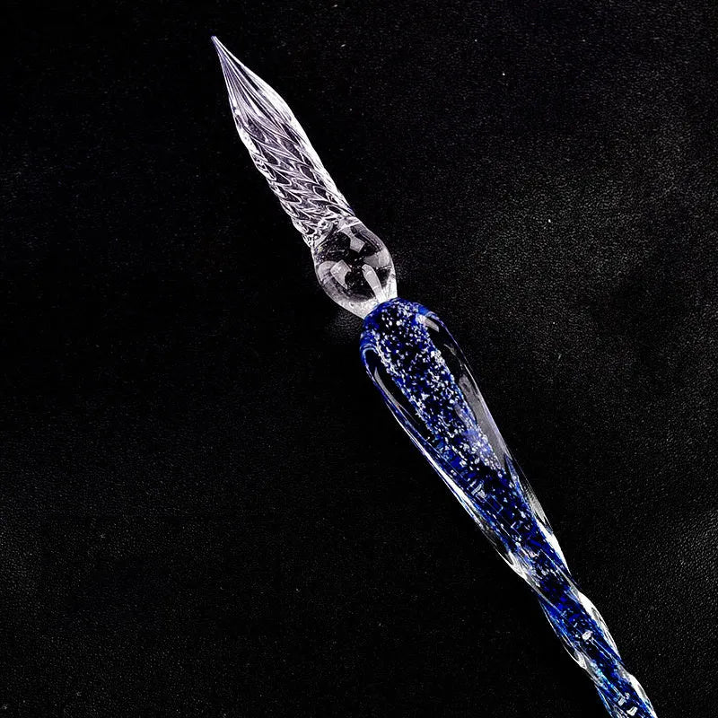 Creativity Luminous Glass Pen Crystal Dip Pen Handmade Writing Instrument