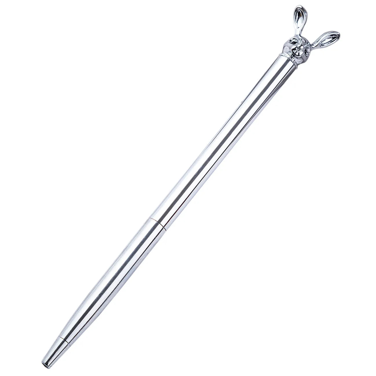 New Korean Fashion Cute Rabbit Metal Ballpoint Pen Custom Rotating Design Office Stationery Gift