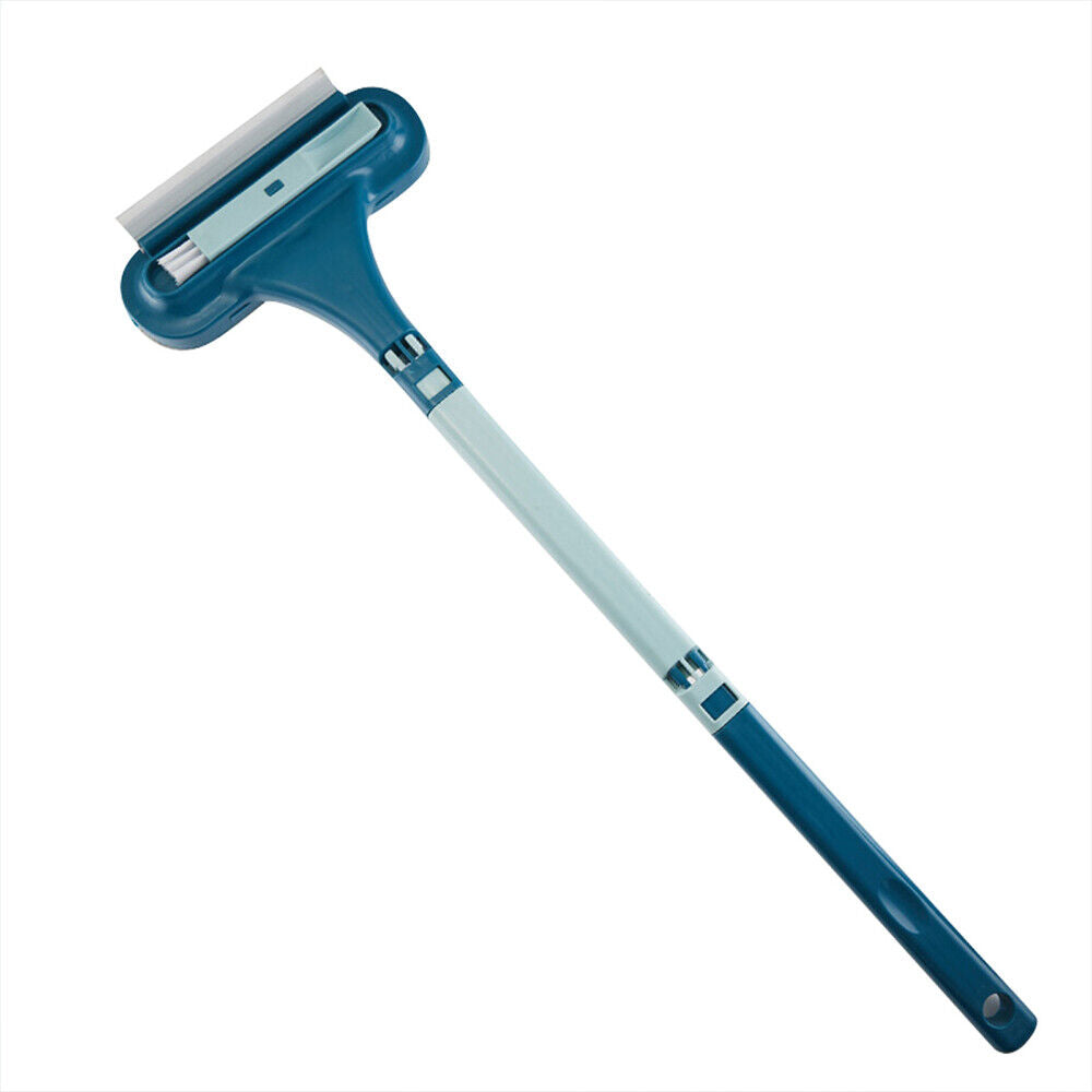 2 IN 1 Glass Cleaning Brush, Car Windshield Home Window Glass Universal Detachable Squeegee Wiper Portable Cleaner Brushes