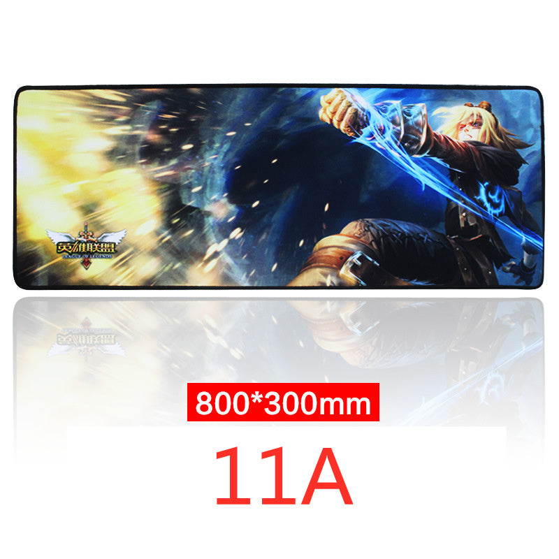 Extra Large RGB Gaming Mouse Pad, Extended Soft LED Mouse Pad, Anti-Slip Rubber Base, Computer Keyboard Mousepad Mat