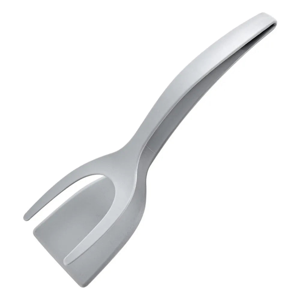 2 In 1 Grip And Flip Tongs Egg Spatula Tongs Clamp Pancake Fried Egg French Toast Omelet Kitchen Accessories