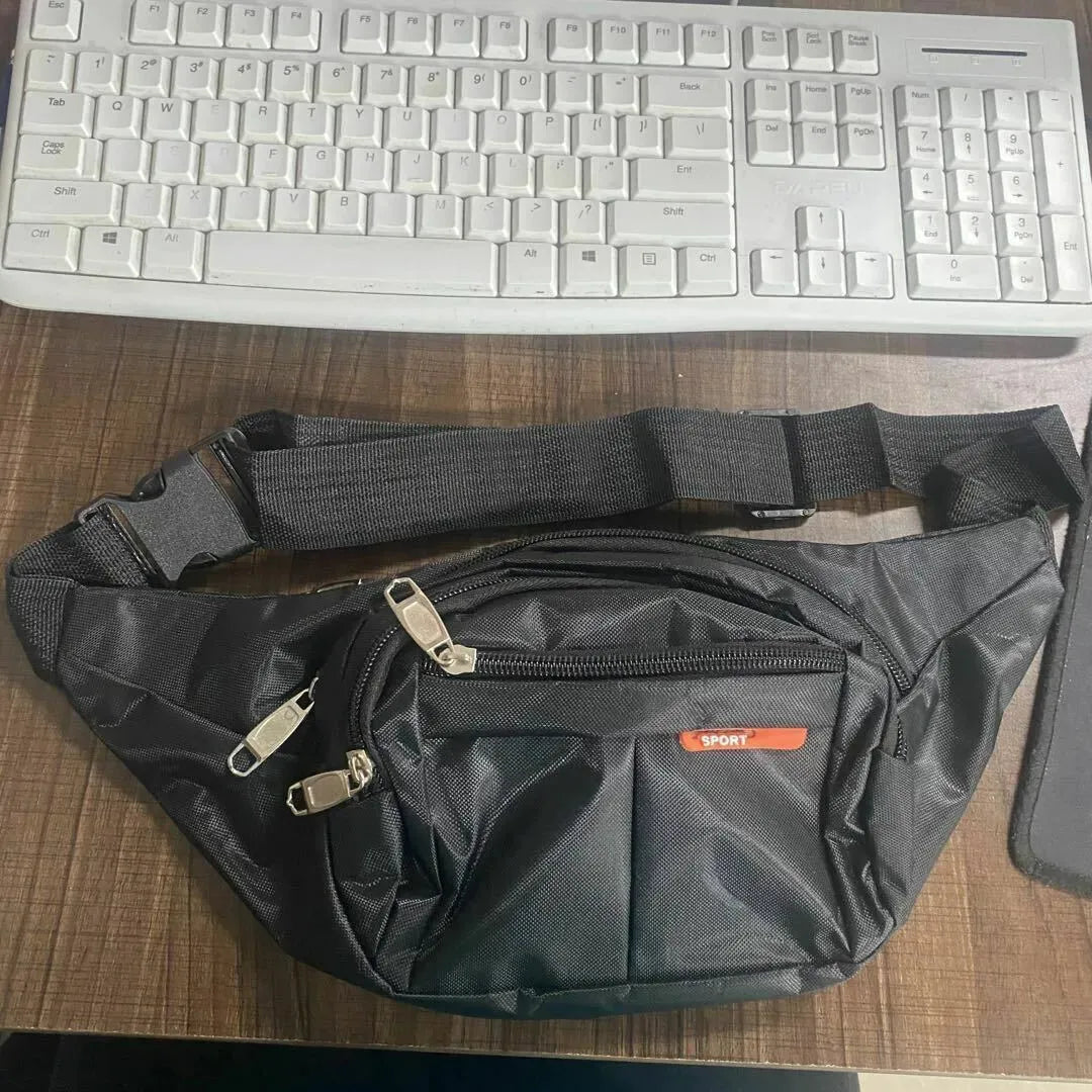 Waist Bag Fanny Pack for Men Women Hip Belt Bum Pouch Sport Travel Purse Unisex