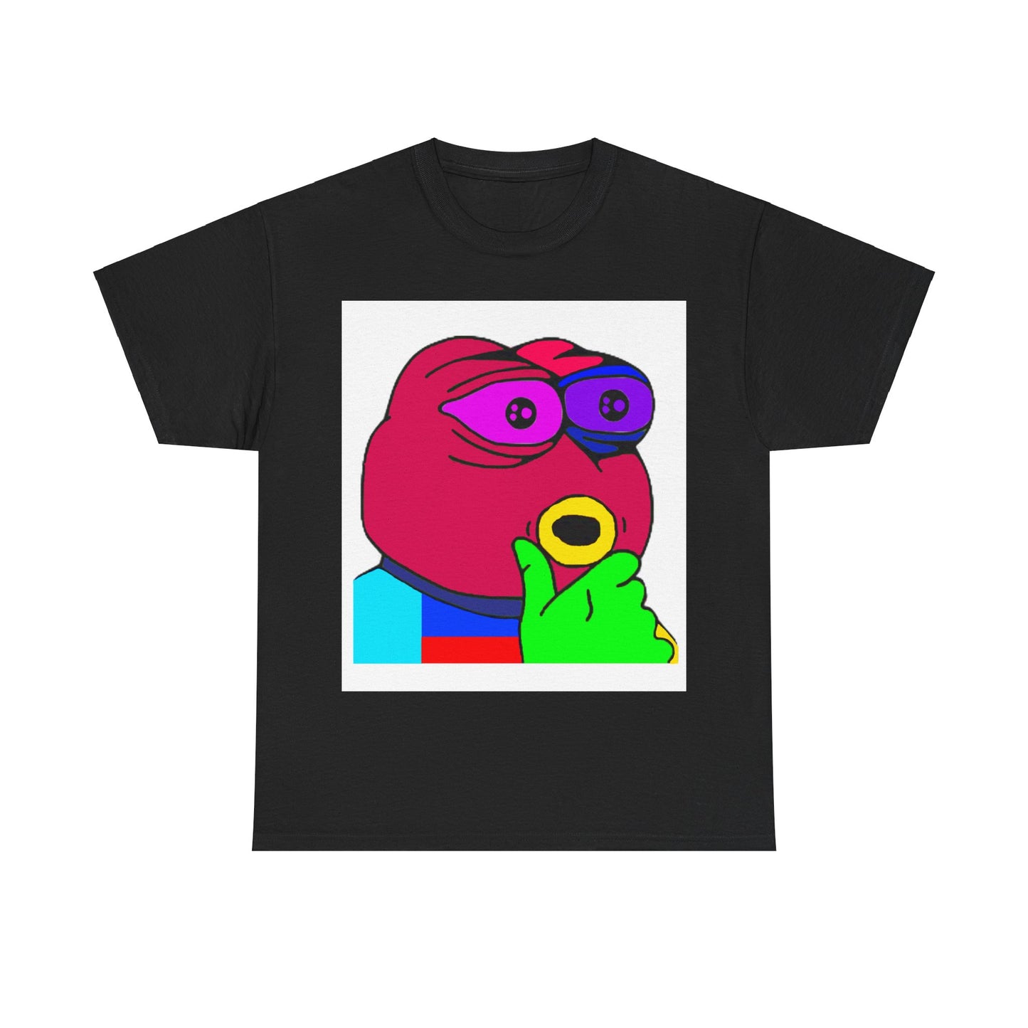 Frog Unisex Heavy Cotton Tee for Men and Women in Multiple Sizes