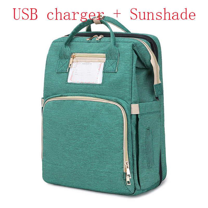 Diaper Bag Backpack – Multifunctional Travel Backpack for Maternity & Baby Changing with Large Capacity, Waterproof Design