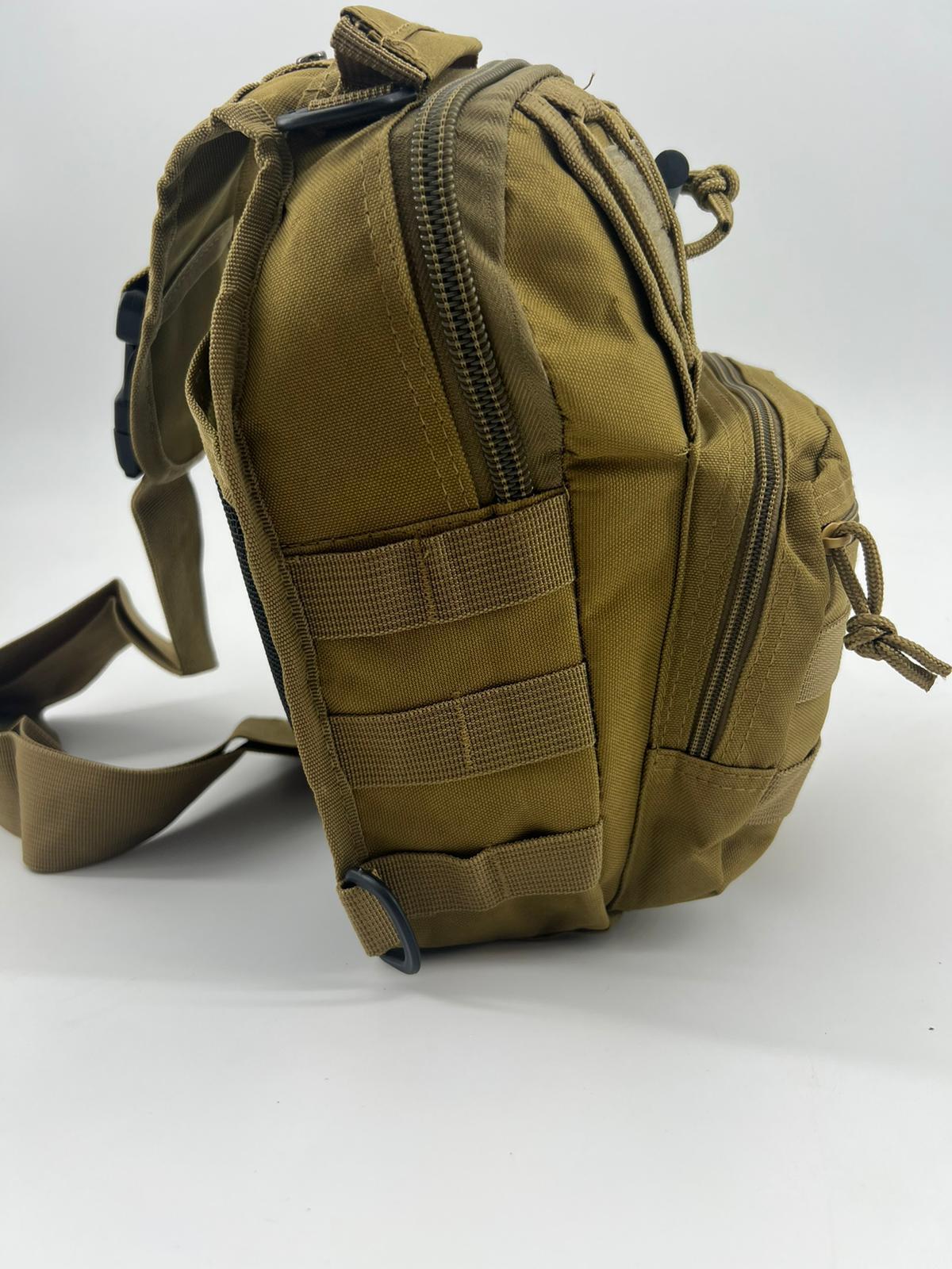 Men's Tactical Molle Sling Backpack – Waterproof Military Shoulder Chest Bag for Hiking, Cycling, Travel & Outdoor Activities