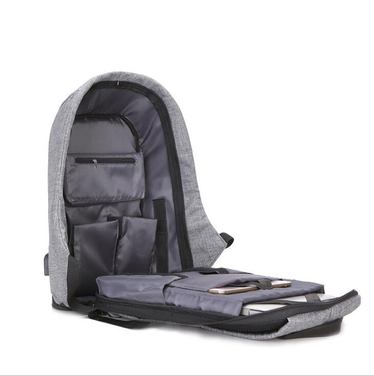 Antitheft Backpack with USB Charging Port