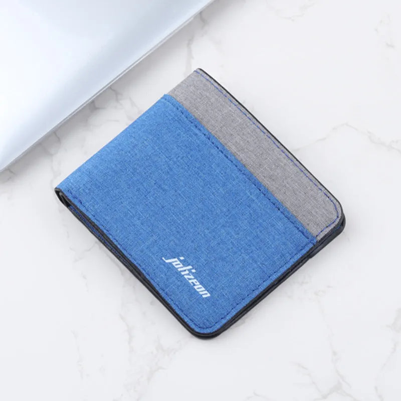 Personalized Trendy Niche Contrast Color Wallet for Men