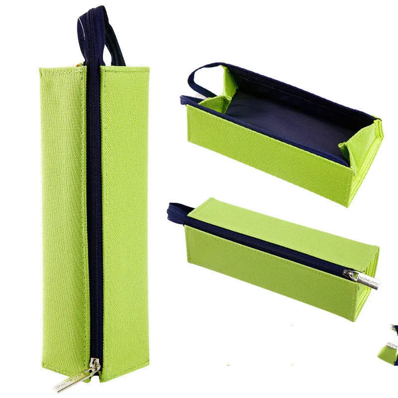 Large Capacity Female Pencil Case in Various Colors and Patterns