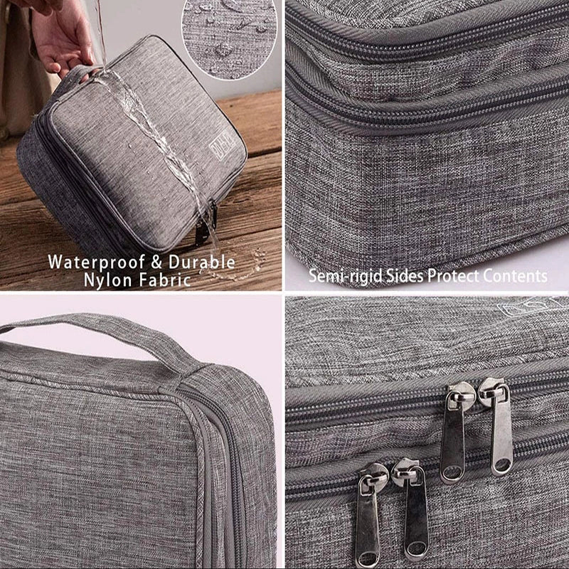 Electronics Organizer Travel Cable Organizer Bag Waterproof Portable Digital Storage Bag Electronic Accessories Case Charger Storage Case