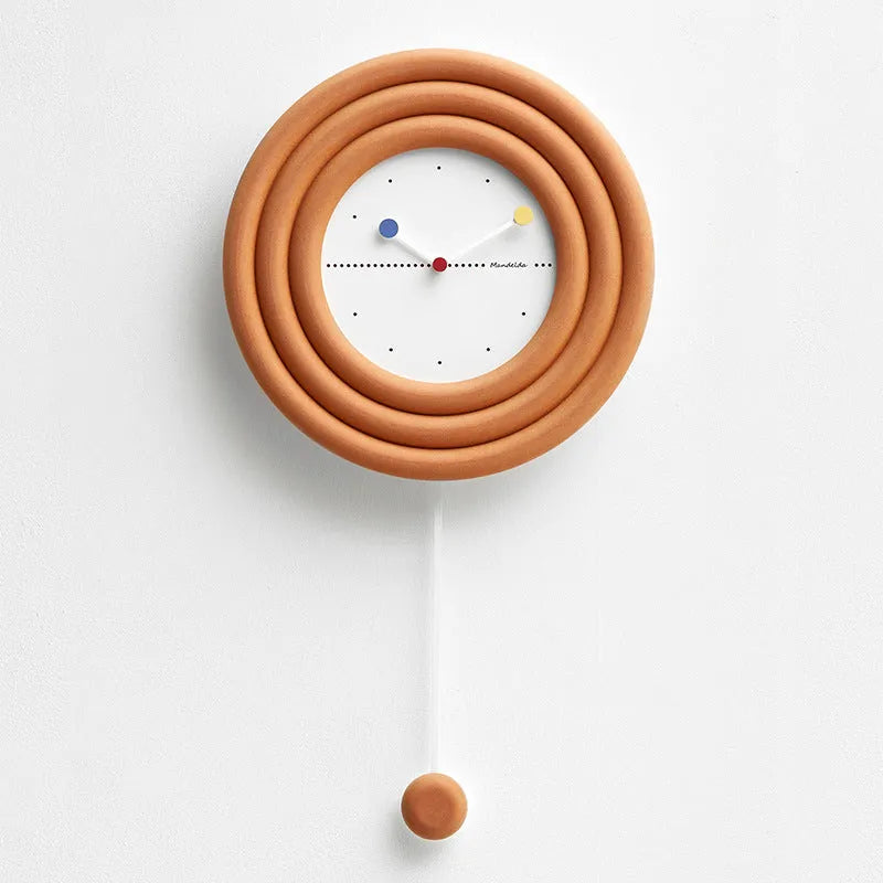 Nordic Light Luxury Wall Clock for Living Room Bedroom Office Kitchen