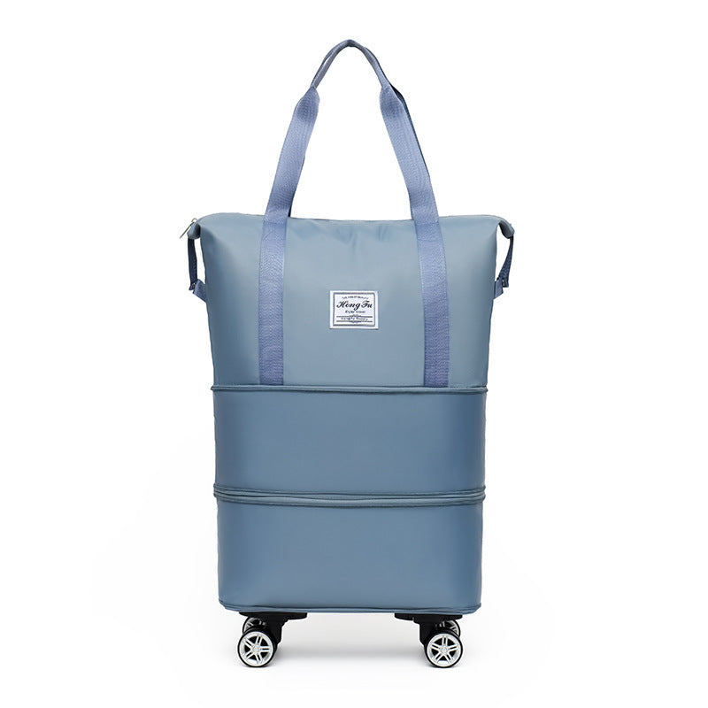 Double-layer Extended Large Capacity Travel Bag – Dry Wet Separation, Lightweight Maternity Package with Coverable Handle