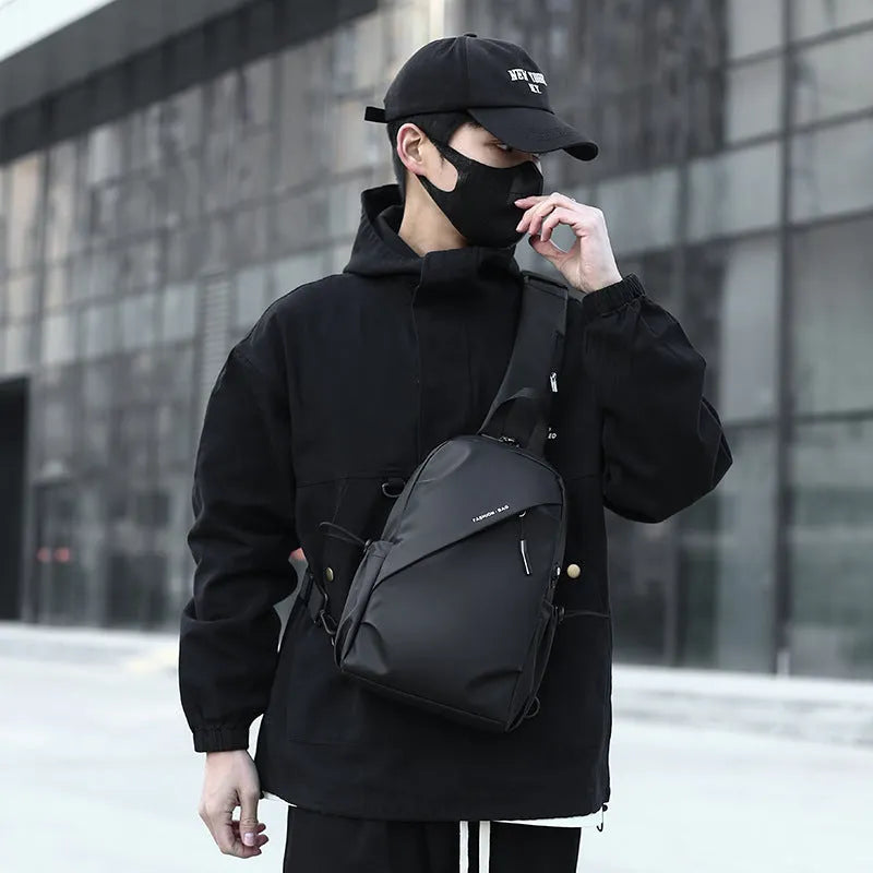 Sports Chest Bag Fashion Brand Men's Messenger Bag Multi Function Breathable Ultra Light Wear Resistant