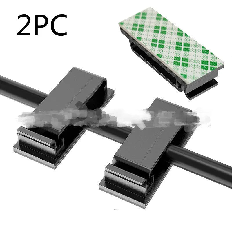 Home Portable Storage Cable Organizer Fixing Clip for Charging Power and Network Cables