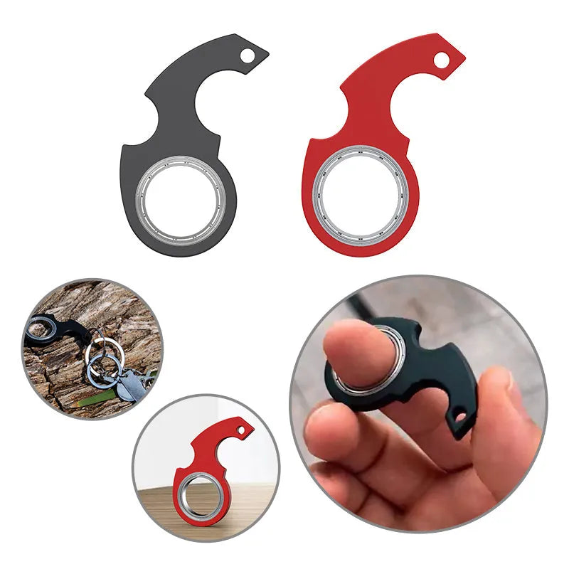 Creative Fidget Spinner Toy Keychain Hand Spinner Anti Anxiety Stress Relief Finger Spinner Keychain Bottle Opener Kids Toy