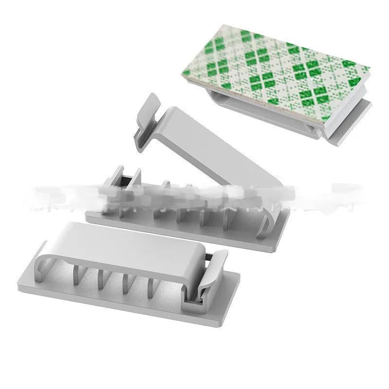 Home Portable Storage Cable Organizer Fixing Clip for Charging Power and Network Cables