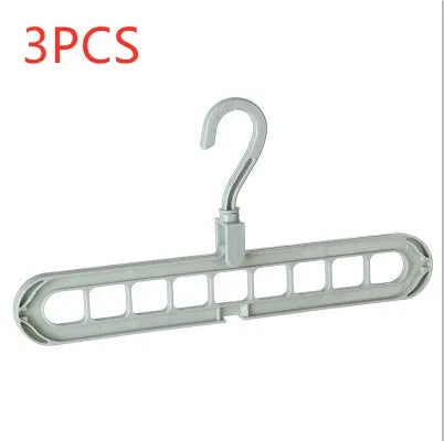 9 Hole Clothes Hanger Organizer Space Saving Wardrobe Solution