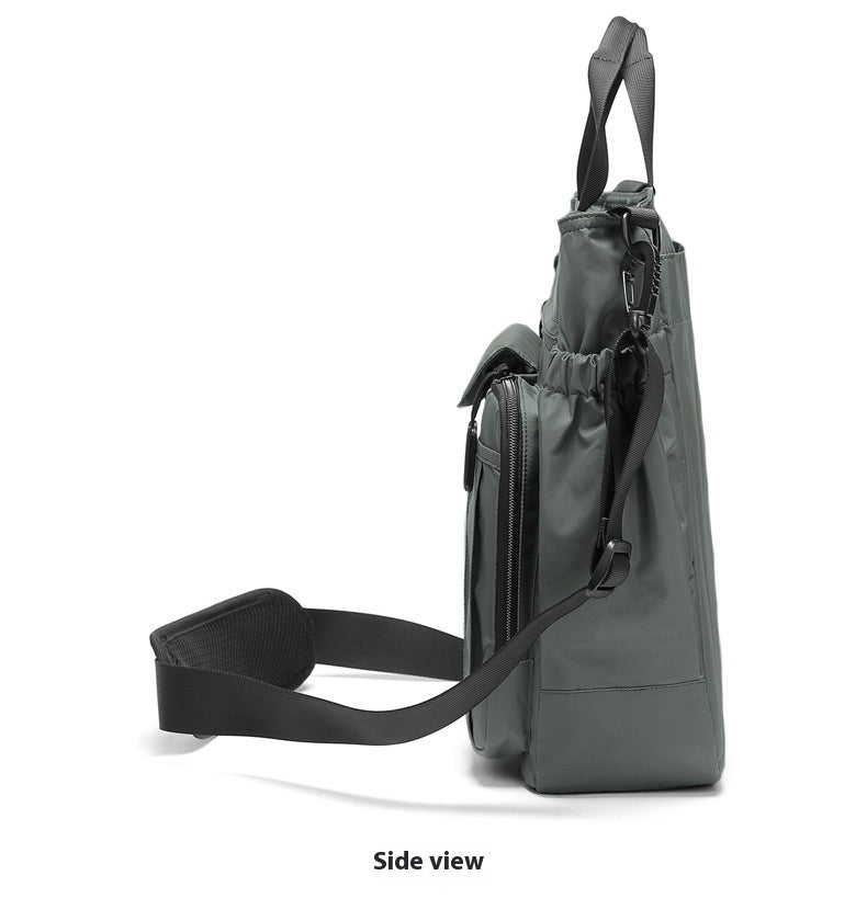 Multi-Layer Large Capacity Shoulder Bag for Men – Stylish and Practical for Business Travel