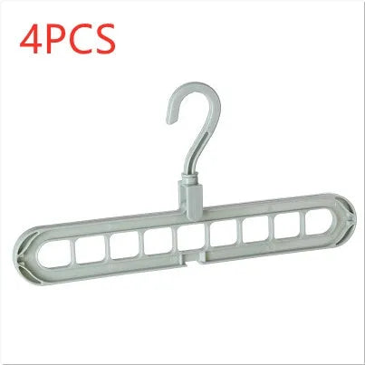9 Hole Clothes Hanger Organizer Space Saving Wardrobe Solution