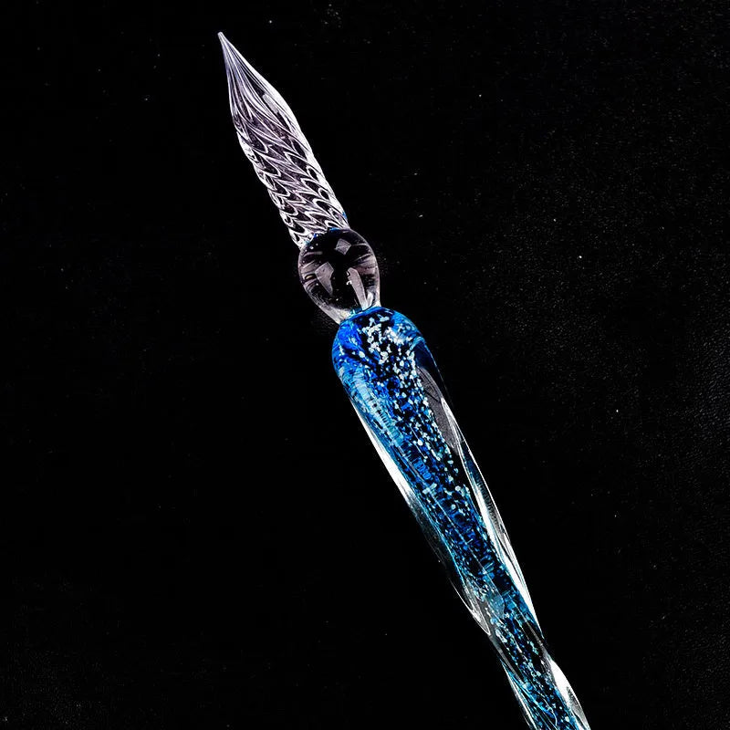 Creativity Luminous Glass Pen Crystal Dip Pen Handmade Writing Instrument
