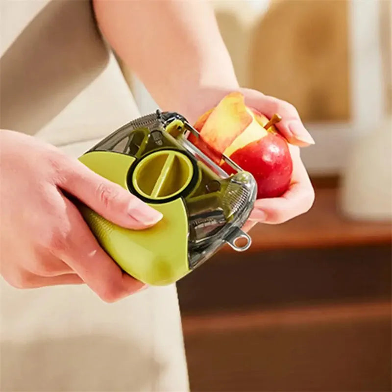 3 In 1 Stainless Steel Peeler Shredder Manual Vegetable Fruit Cutter Multifunctional Scraper Kitchen Tool