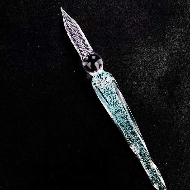 Creativity Luminous Glass Pen Crystal Dip Pen Handmade Writing Instrument
