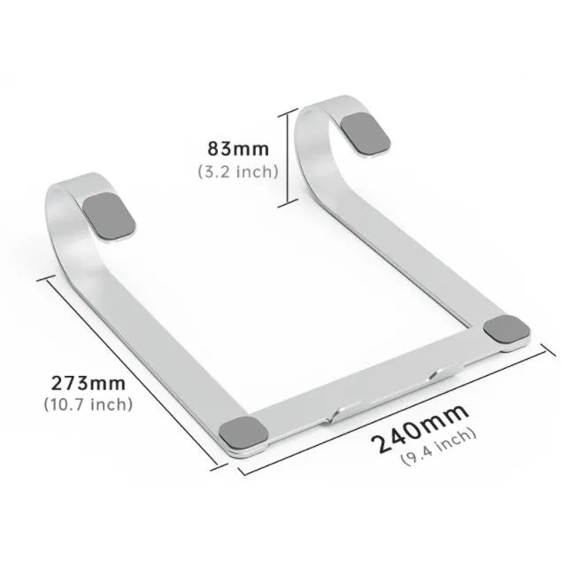Aluminum Alloy Table Top Frame Notebook Bracket Heightening Rack Silver Black