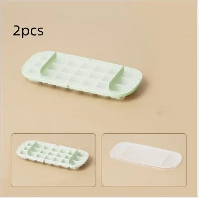 Ice Box High Capacity Ice Cube Tray Grid Food Grade Kitchen Gadget
