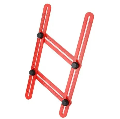 Multifunctional Four Folding Measuring Ruler 25cm Length Adjustable High Quality 80g