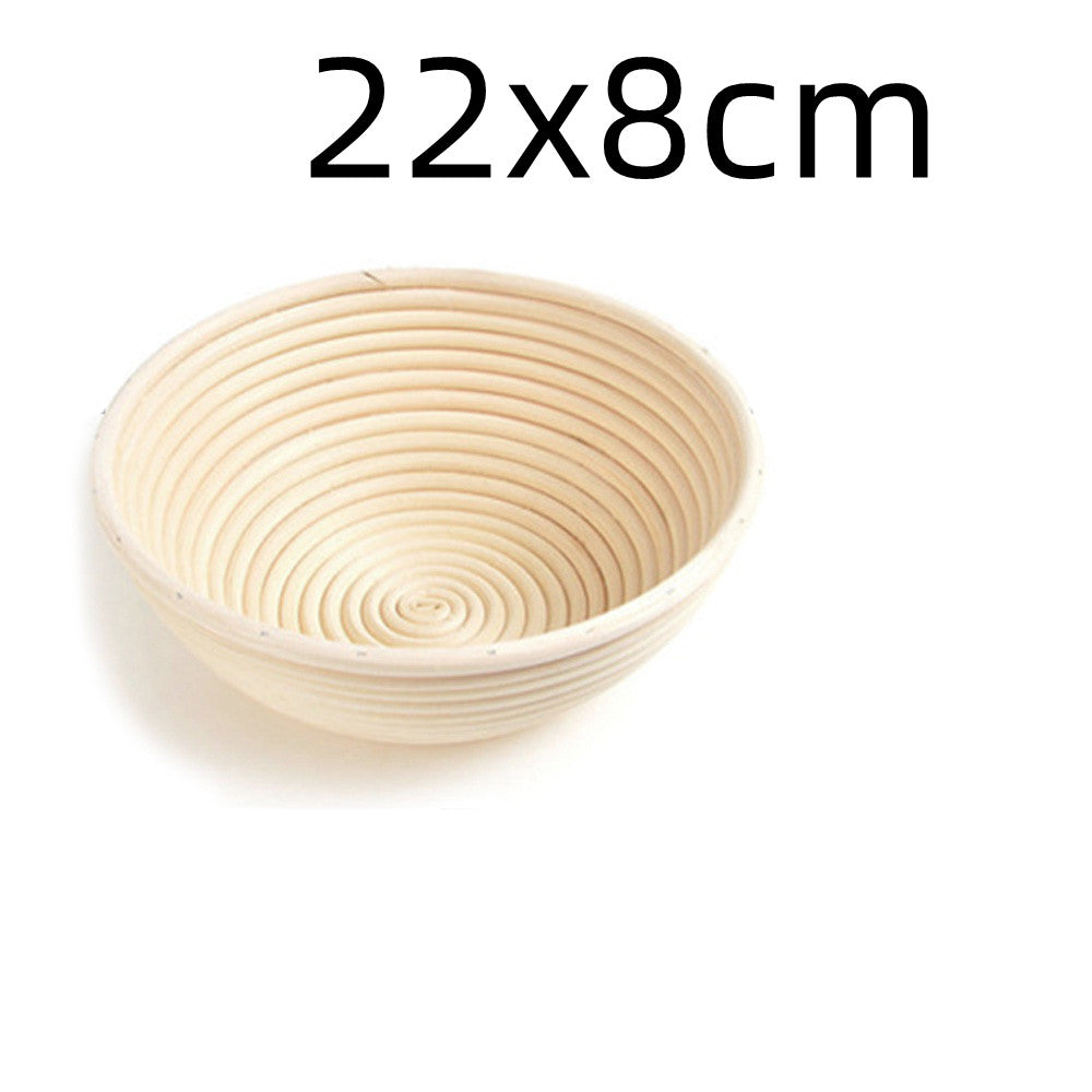 Rattan Bread Basket Round Fruit Baskets Wicker Storage Bowls Natural Woven Serving Basket Bowls Decorative Baskets