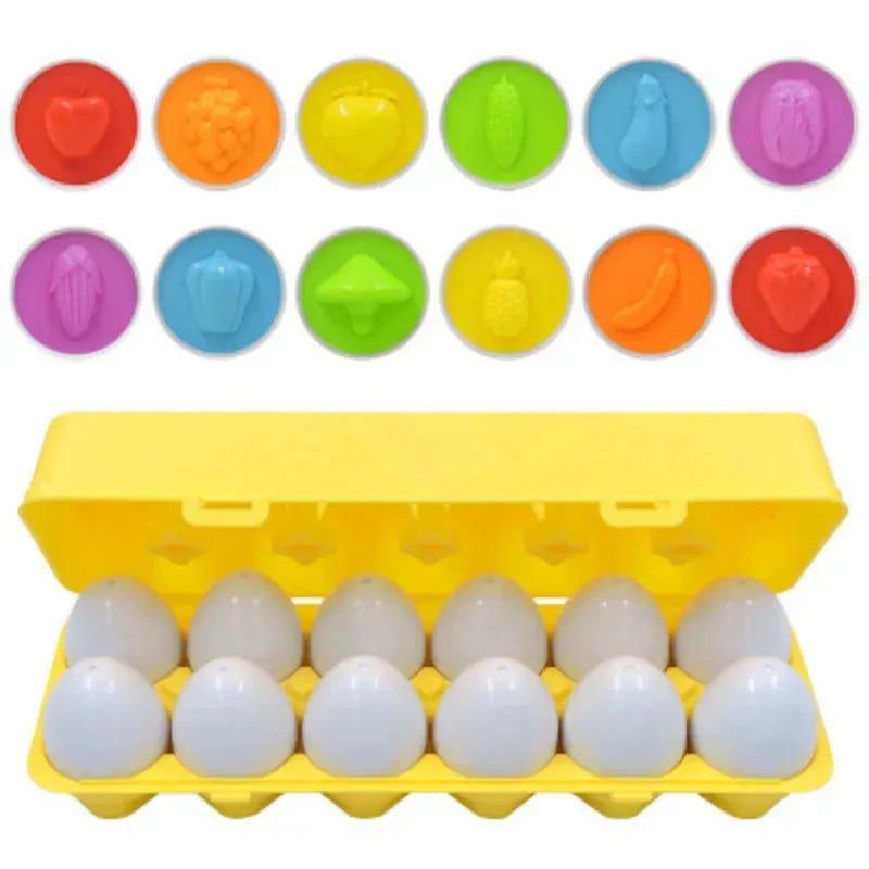 Baby Learning Educational Smart Egg Toy Shape Matching Sorters Montessori Games for Kids