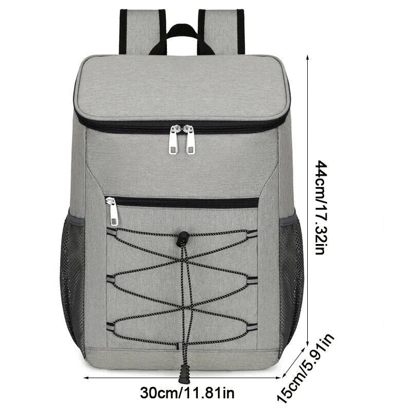 Insulated Cooler Backpack for Camping Hiking Picnic and Lunch Bag Rucksack Keeps Food Hot or Cold