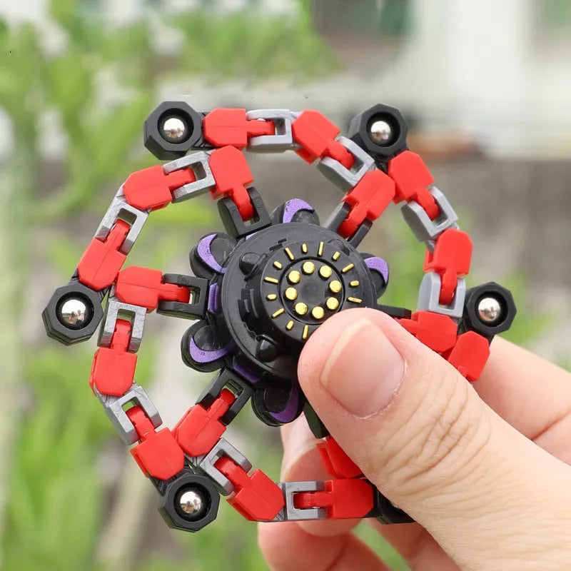 Deformed Fidget Spinner Chain Toys for Children Antistress Hand Spinner Vent Toys Adult Stress Relief Sensory Gyro Gift